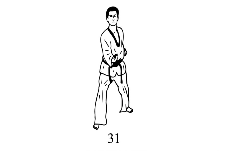 حرکات فرم 6 تکواندو